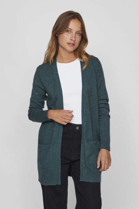 Vila viril open l/s knit cardigan - noos